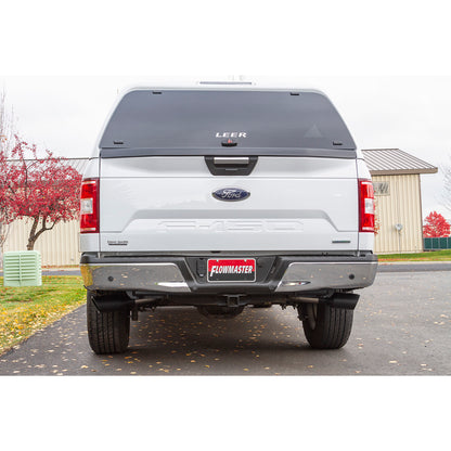 FLOWMASTER Flow Fx Cat-Back Exhaust System Fits 2015-2020 Ford F-150 With 2.7L/3.3L/3.5L Ecoboost, 3.5L Tivct Or 5.0L Engine