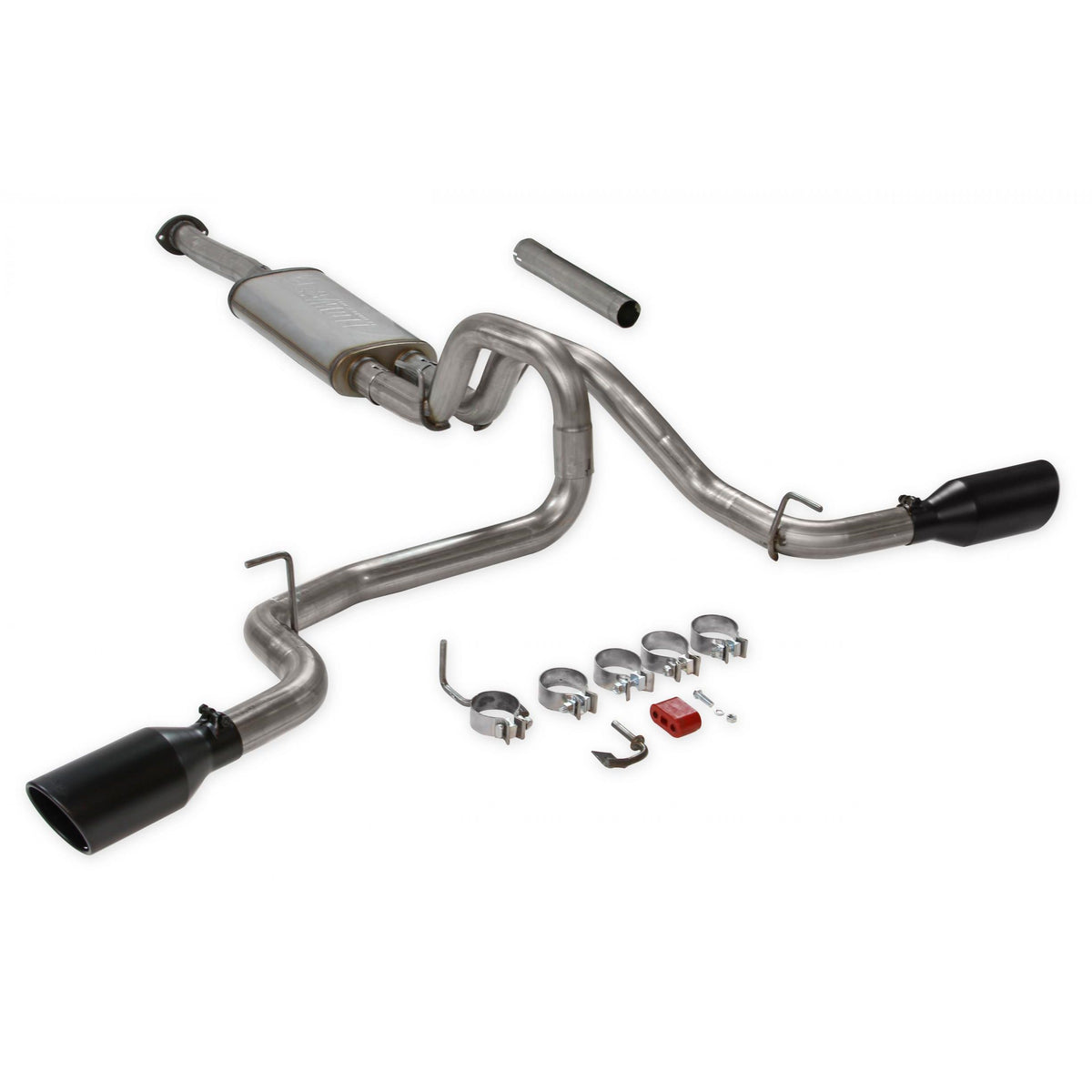 FLOWMASTER Flow Fx Cat-Back Exhaust System Fits 2016-2023 Tacoma 3.5L, Flow Fx, Stainless Steel, Dual Exit Exhaust System, 2/