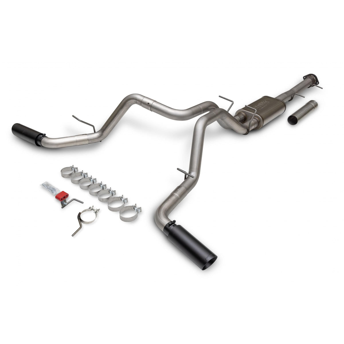 FLOWMASTER Flow Fx Cat-Back Exhaust System Fits 2011-2019 GM 2500Hd/3500Hd 6.0-Liter, Cat-Back, Dual Side Exit, Flow Fx Stain