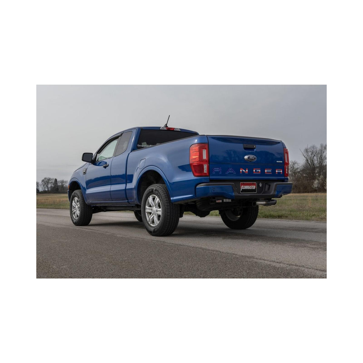 FLOWMASTER Flow Fx Cat-Back Exhaust System Fits 2019-2023 Ford Ranger 2.3-Liter, Cat-Back, Dual Same Side Exit, Flow Fx Stain