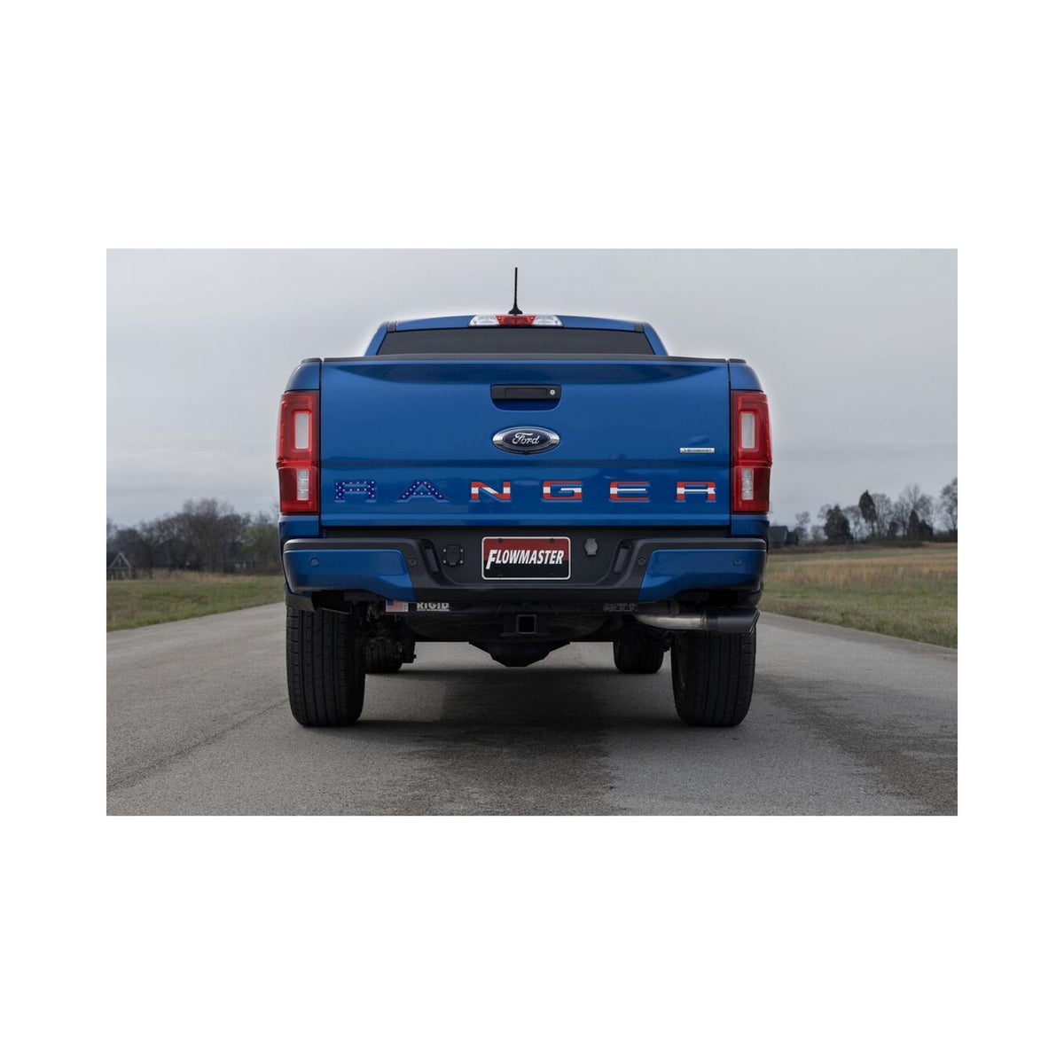 FLOWMASTER Flow Fx Cat-Back Exhaust System Fits 2019-2023 Ford Ranger 2.3-Liter, Cat-Back, Dual Same Side Exit, Flow Fx Stain