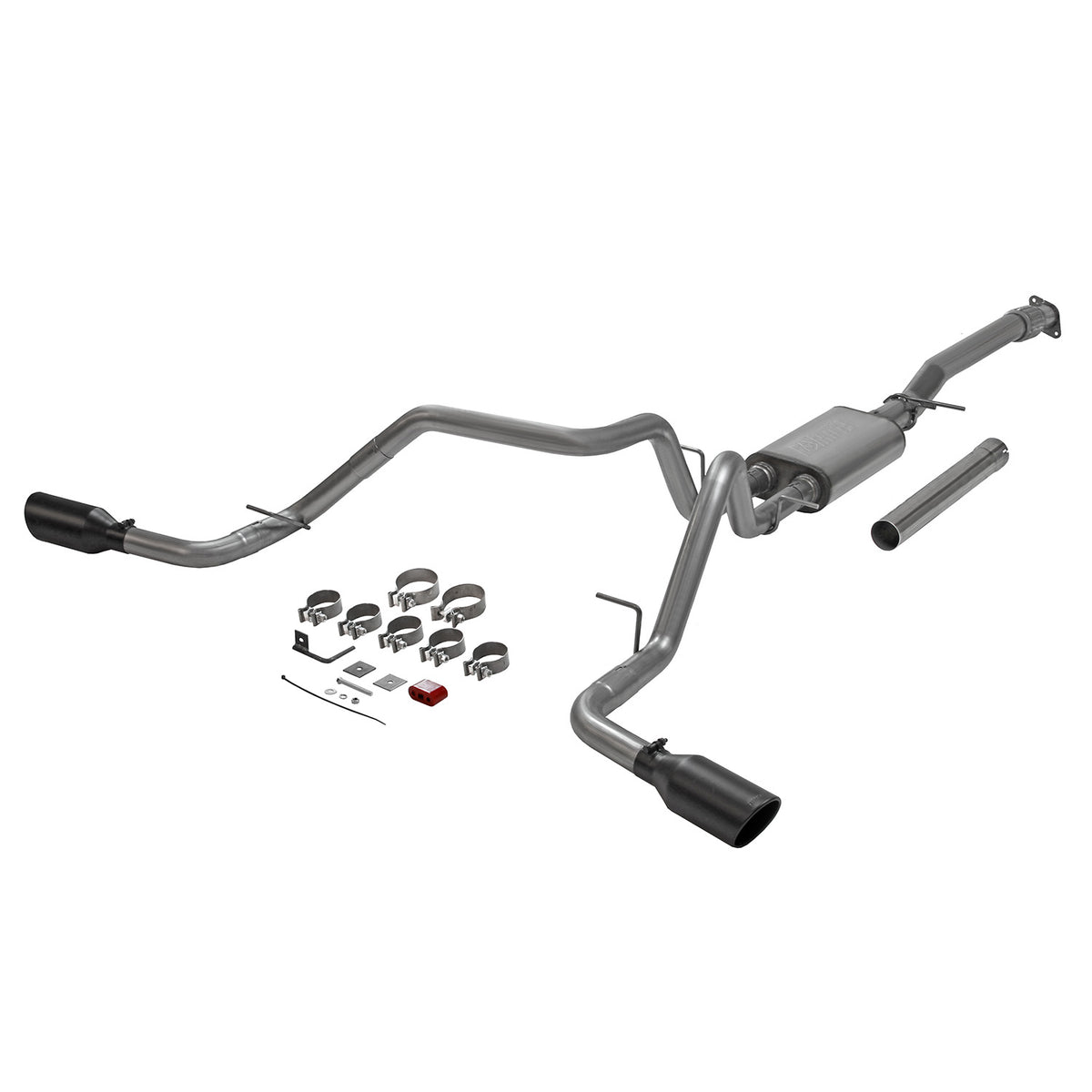 FLOWMASTER Flow Fx Cat-Back Exhaust System Fits 2019-2026 GM 1500 2.7-Liter Cat-Back, Dual Side Exit, Stainless Steel Exhaust