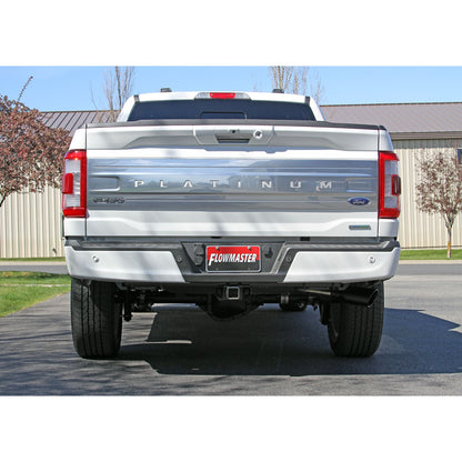 FLOWMASTER Flow Fx Cat-Back Exhaust System Fits 2021-2025 Ford F-150 2.7, 3.5, 5.0-Liter, Flow Fx Cat-Back 3.00-Inch Stainles