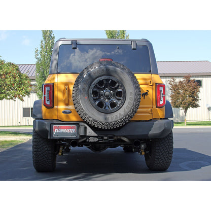 FLOWMASTER Flow Fx Cat-Back Exhaust System Fits 2021-2025 Ford Bronco 2.3/2.7-Liter, Flow Fx Cat-Back 3.00-Inch Stainless Ste
