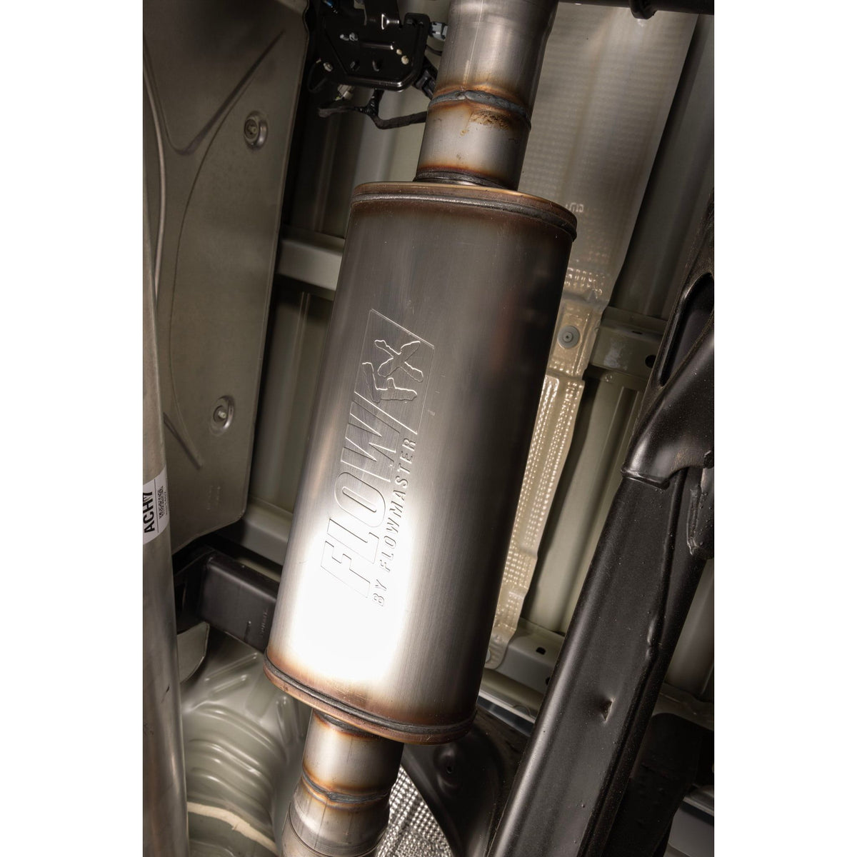 FLOWMASTER Flow Fx Direct Fit Muffler Fits 20-26 GM 2500Hd/3500Hd 6.6L Gas Engine Ffx Direct Fit Muffler Exhaust System, 409