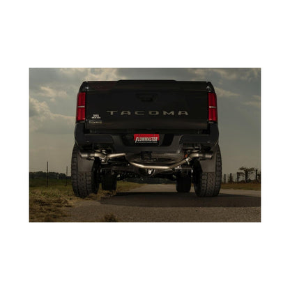 FLOWMASTER Flow Fx Cat-Back Exhaust System Fits 2024-2025 Toyota Tacoma 2.4-Liter, All Wheelbases, Flowfx Dual Out Side Cat-B