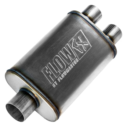 FLOWMASTER Flow Fx Muffler Flow Fx Muffler 3.00 Center In/ 2.50 Dual Out Moderate Sound Stainless Steel