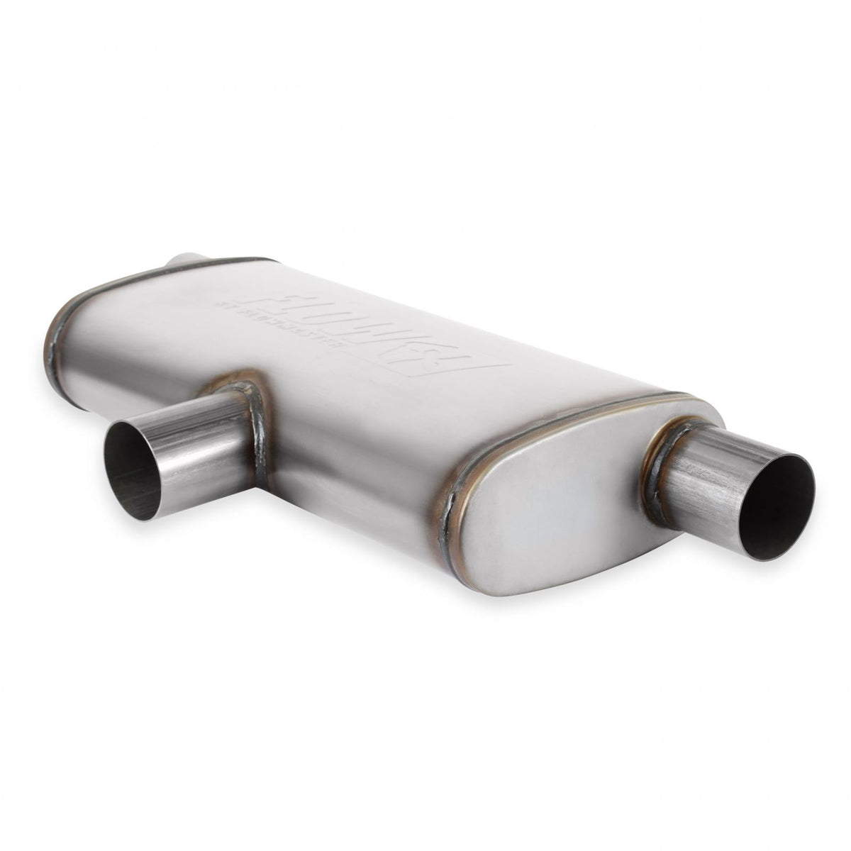 FLOWMASTER Flow Fx Muffler Flow Fx Muffler 2.5 In/Out Oval Body Transverse Moderate Sound Stainless Steel