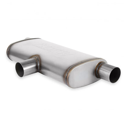 FLOWMASTER Flow Fx Muffler Flow Fx Muffler 2.5 In/Out Oval Body Transverse Moderate Sound Stainless Steel