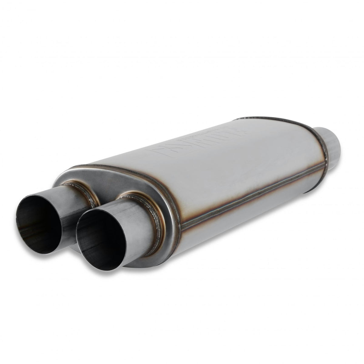 FLOWMASTER Flow Fx Muffler Flow Fx Muffler 3.00 Dual In/3.00 Dual Out Straight Through Performance Moderate Sound Stainless S