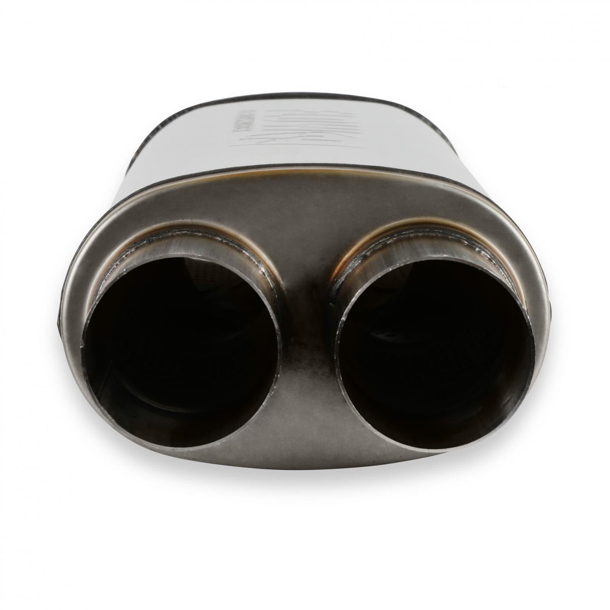 FLOWMASTER Flow Fx Muffler Flow Fx Muffler 3.00 Dual In/3.00 Dual Out Straight Through Performance Moderate Sound Stainless S