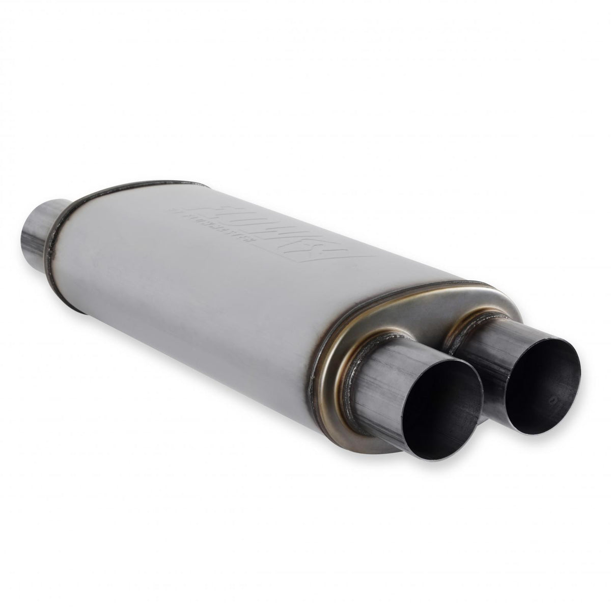 FLOWMASTER Flow Fx Muffler Flow Fx Muffler 3.00 Dual In/3.00 Dual Out Straight Through Performance Moderate Sound Stainless S