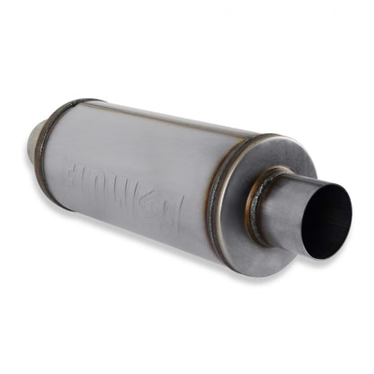 FLOWMASTER Flow Fx Muffler Flow Fx Muffler 3.0 In/Out 6-Inch Round Body Moderate Sound Stainless Steel