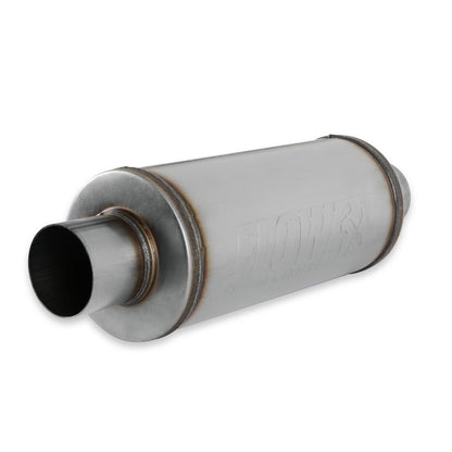 FLOWMASTER Flow Fx Muffler Flow Fx Muffler 3.0 In/Out 6-Inch Round Body Moderate Sound Stainless Steel