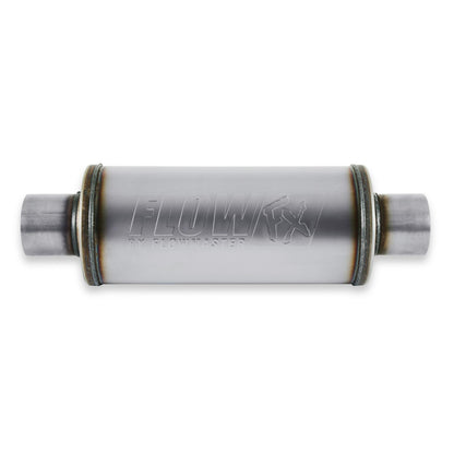 FLOWMASTER Flow Fx Muffler Flow Fx Muffler 3.0 In/Out 6-Inch Round Body Moderate Sound Stainless Steel
