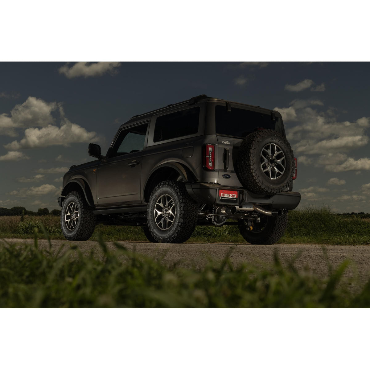 FLOWMASTER Signature Series Exhaust System Fits 2021-2025 Ford Bronco 2.3/2.7-Liter, Axle-Back, 304 Stainless Steel, Dual Rea