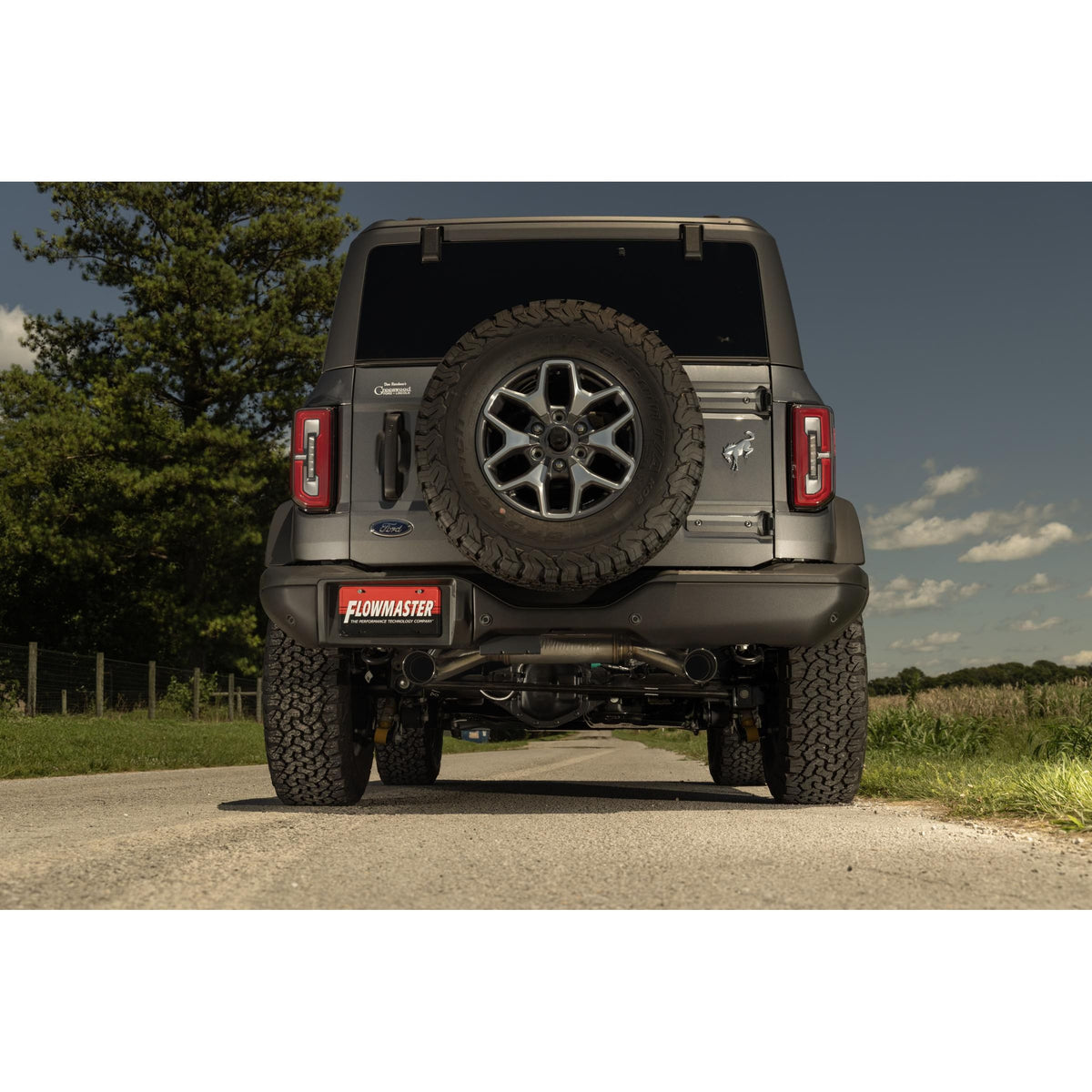 FLOWMASTER Signature Series Exhaust System Fits 2021-2025 Ford Bronco 2.3/2.7-Liter, Axle-Back, 304 Stainless Steel, Dual Rea