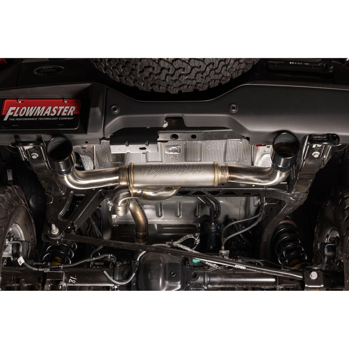FLOWMASTER Signature Series Exhaust System Fits 2021-2025 Ford Bronco 2.3/2.7-Liter, Axle-Back, 304 Stainless Steel, Dual Rea