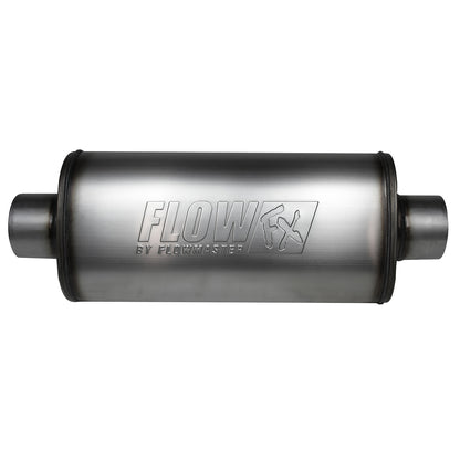 FLOWMASTER Flow Fx Muffler Flow Fx Muffler 3.50 Center In/3.50 Center Out Moderate Sound Stainless Steel