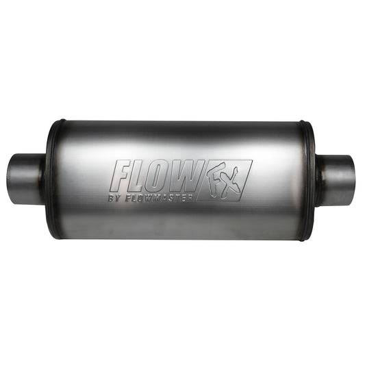 FLOWMASTER Flow Fx Muffler Flow Fx Muffler 3.50 Center In/3.50 Center Out Moderate Sound Stainless Steel