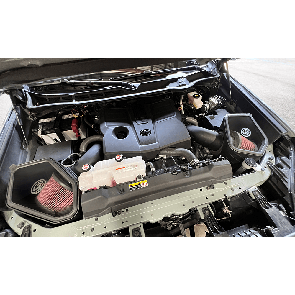 S&B Filters | Cold Air Intake kit for 2022-2025 Toyota Tundra, 2023-2025 Sequoia V6 3.4L and 3.4L Hybrid | 75-5163