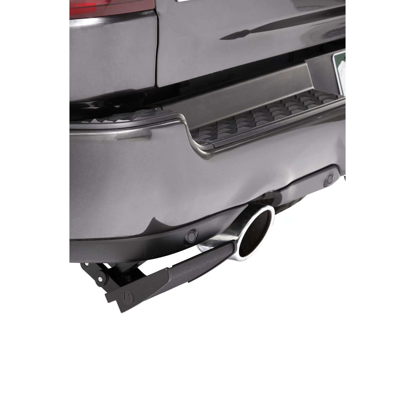 BESTOP | TrekStep Truck Bed Step Rear Mount For Ram 2019-2024 2500/3500 Passenger Side Black Bestop | 75520-15 mounted on truck.