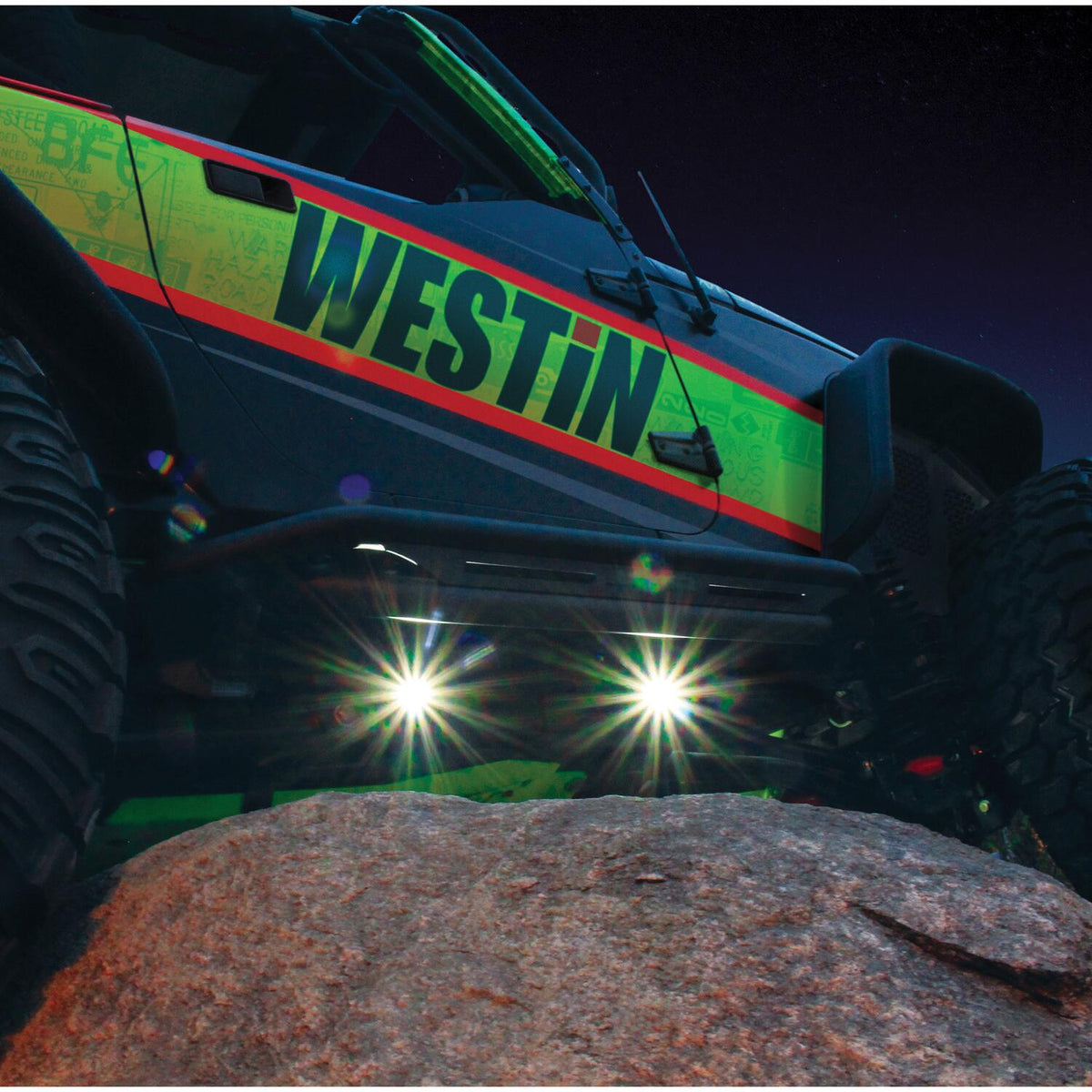 Westin LED Rock Light Kit 2007-2018 Jeep Wrangler JK