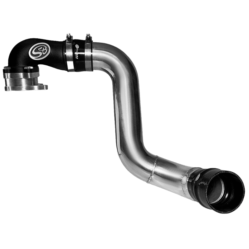 S&B Filters | Intake Elbow with Cold Side Intercooler Piping & Boots for 2005-2007 Ford Powerstroke 6.0L | 76-1010B