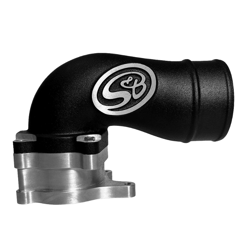 S&B Filters | Intake Elbow with Cold Side Intercooler Piping & Boots for 2005-2007 Ford Powerstroke 6.0L | 76-1010B