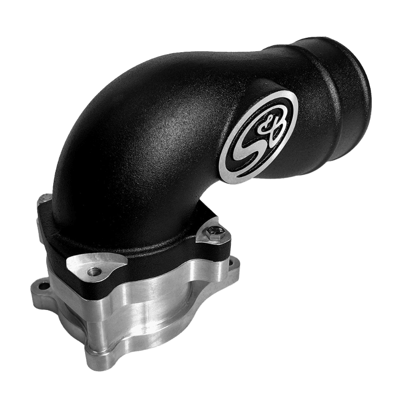 S&B Filters | Intake Elbow with Cold Side Intercooler Piping & Boots for 2005-2007 Ford Powerstroke 6.0L | 76-1010B