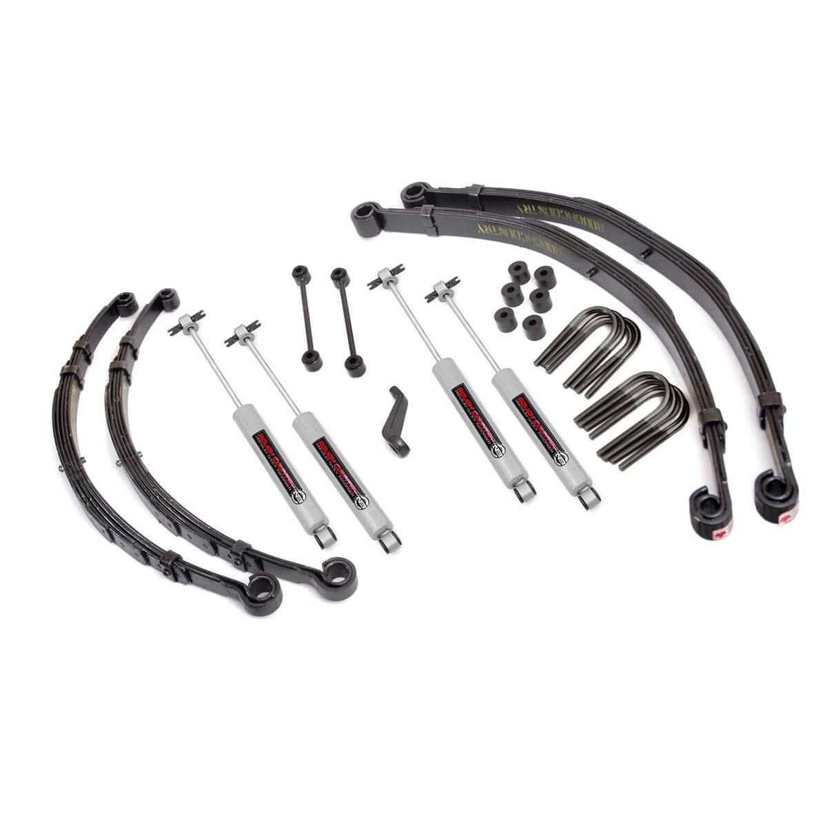 ROUGH COUNTRY | 4 Inch Lift Kit  Jeep CJ5/CJ7 7 4WD (1976-1981) | 675-76-8130
