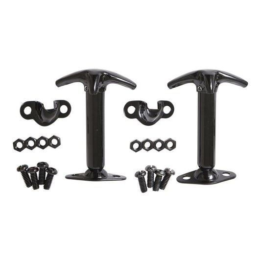 SMITTYBILT | Hood Catch Kit 1987-1995 Jeep Wrangler 41-95 CJ & Wrangler YJ Black Smittybilt |7601