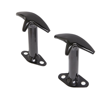 SMITTYBILT | Hood Catch Kit 1987-1995 Jeep Wrangler 41-95 CJ & Wrangler YJ Black Smittybilt |7601