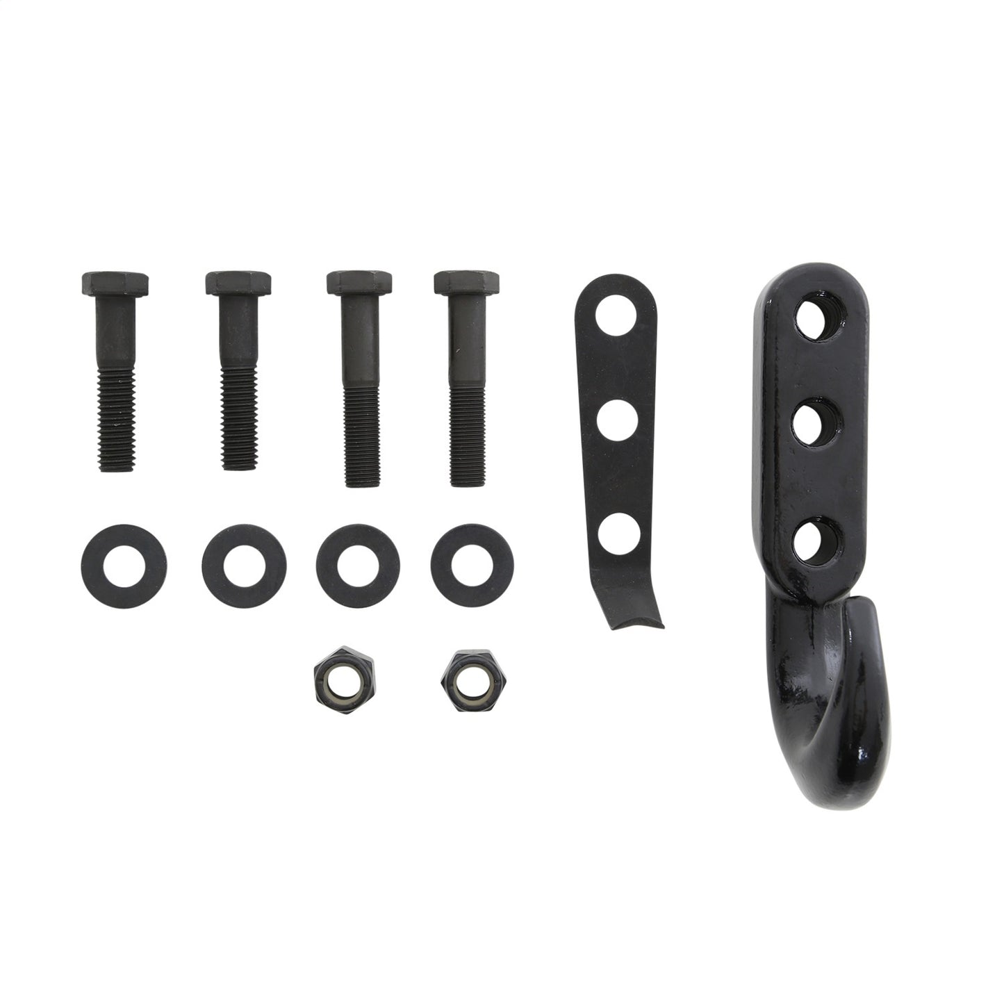 SMITTYBILT | Tow Hook Kit 76-06 CJ & Wrangler YJ/TJ/LJ Black Smittybilt |7605