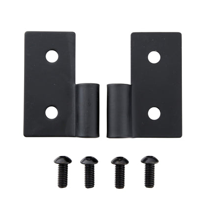 SMITTYBILT | Lower Door Hinge Brackets 76-06 CJ & Wrangler YJ/TJ/LJ Black Smittybilt |7607