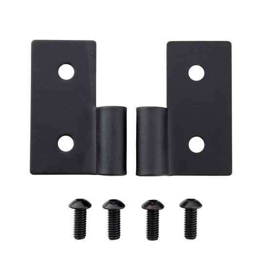 SMITTYBILT | Lower Door Hinge Brackets 76-06 CJ & Wrangler YJ/TJ/LJ Black Smittybilt |7607