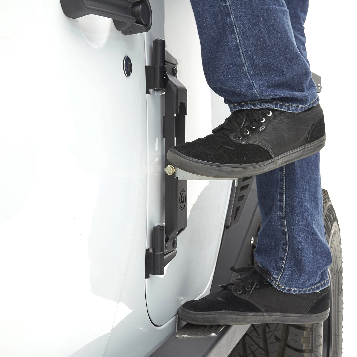 SMITTYBILT | Atlas Door Steps 2007-Up Jeep Wrangler JK/JL/JT Smittybilt |7630