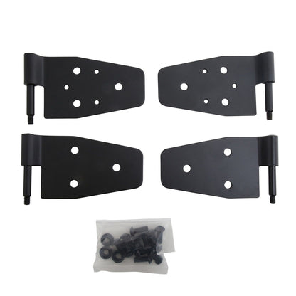 SMITTYBILT | Door Hinges 1987-2006 Jeep Wrangler Black Smittybilt |7641