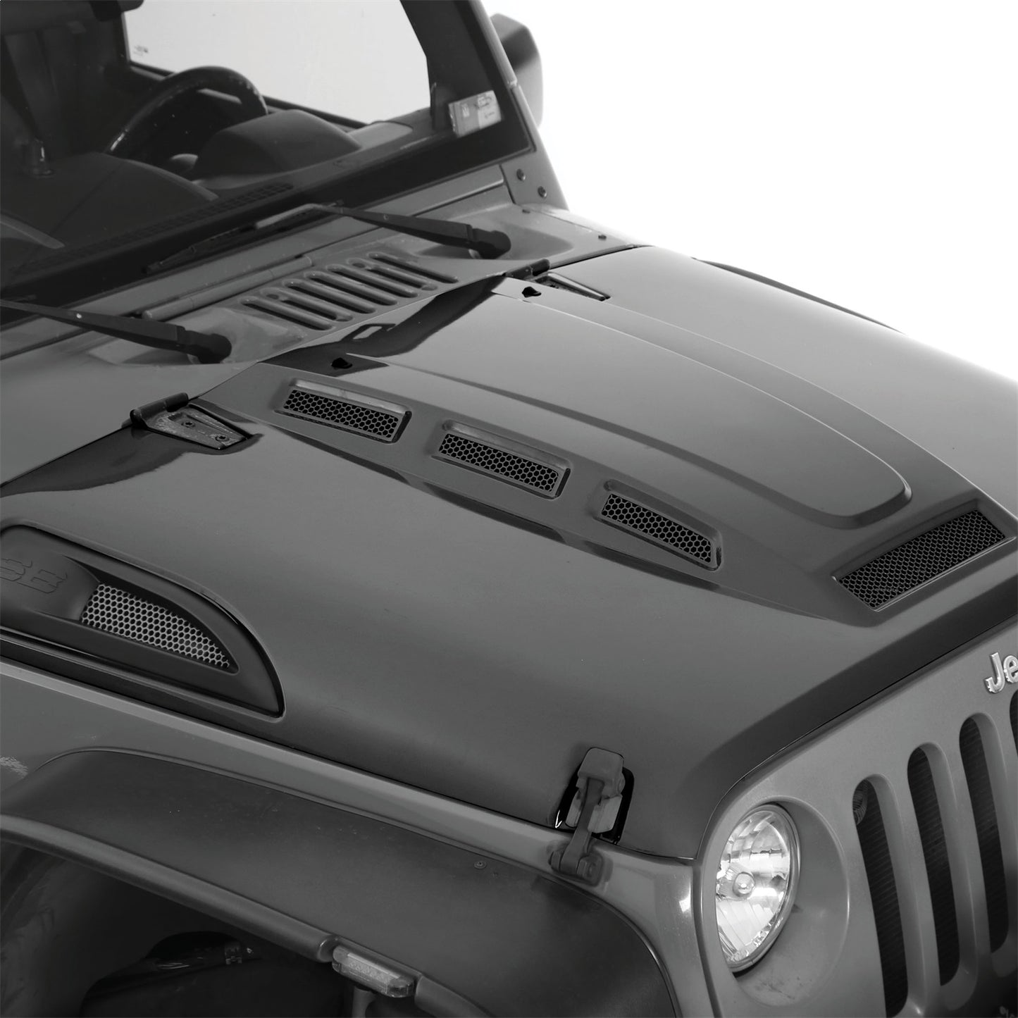SMITTYBILT | Hemi Vented Hood 07-18 Wrangler JK Smittybilt |76500
