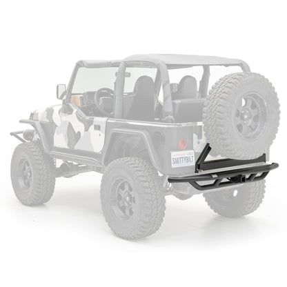 SRC Rear Bumper w/ Hitch – Bumper Only (87-06 YJ/LJ/TJ) view 2