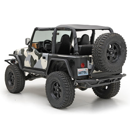 SRC Rear Bumper w/ Hitch – Bumper Only (87-06 YJ/LJ/TJ) view 3