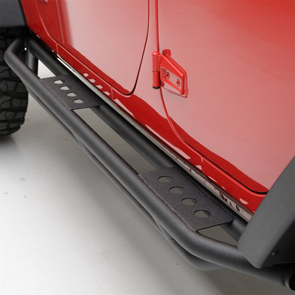 SMITTYBILT | SRC Side Armor Rocker Panel Guard Black Textured 07-18 Wrangler JK 4 Door Smittybilt |76634