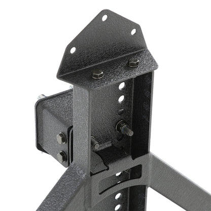 SMITTYBILT | XRC Rear Swing Away Black Textured 87-06 Wrangler YJ/TJ/LJ Smittybilt |76654