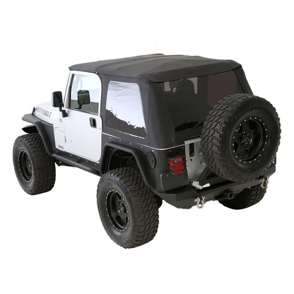 SMITTYBILT | XRC Rear Swing Away Black Textured 87-06 Wrangler YJ/TJ/LJ Smittybilt |76654