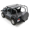 Smittybilt SRC Roof Rack – Textured Black (97-06 TJ) | 76713