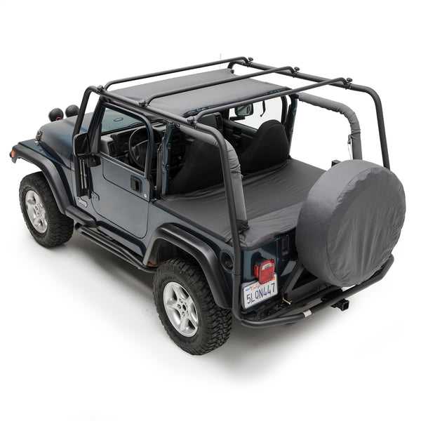Smittybilt SRC Roof Rack – Textured Black (97-06 TJ) | 76713