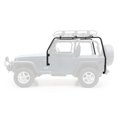 SMITTYBILT | SRC Roof Rack 300 Lb Rating 97-06 Wrangler TJ Black Textured Smittybilt |76713
