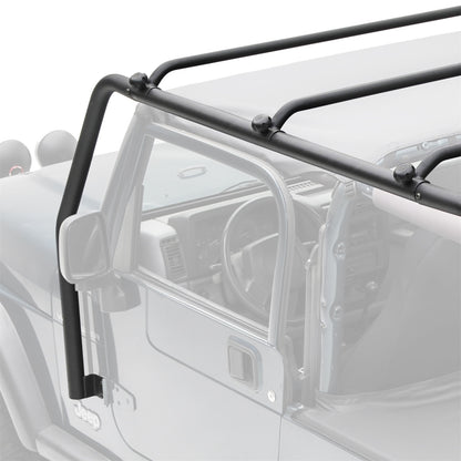 SMITTYBILT | SRC Roof Rack 300 Lb Rating 97-06 Wrangler TJ Black Textured Smittybilt |76713