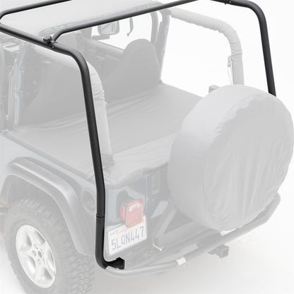 SMITTYBILT | SRC Roof Rack 300 Lb Rating 97-06 Wrangler TJ Black Textured Smittybilt |76713