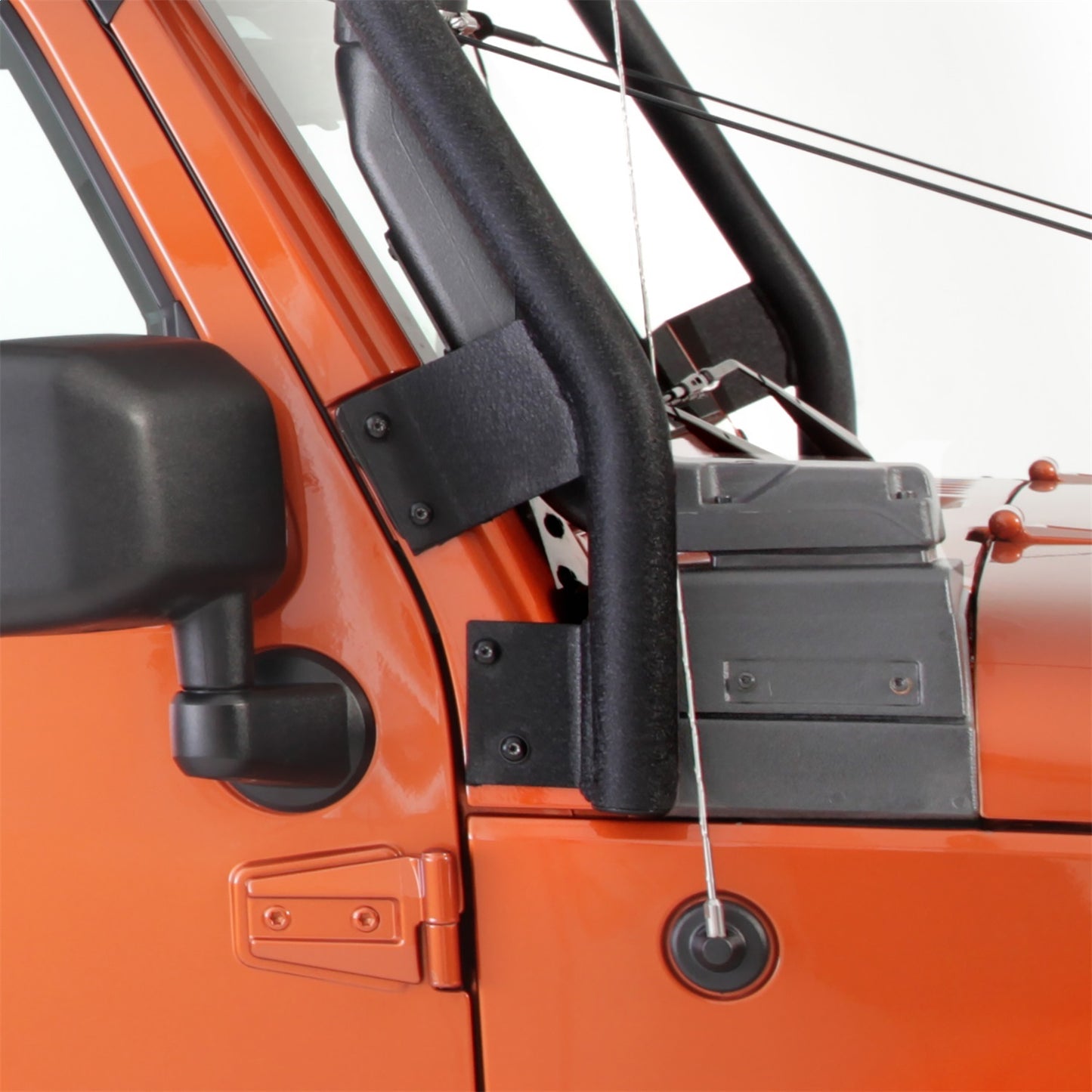 Smittybilt SRC Roof Rack Black Textured No Drill Installation I 76717
